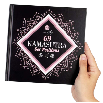 LIVRO DE POSIÇÕES SEXUAIS SECRETPLAY KAMASUTRA (ES/EN/DE/FR/NL/PT) - D-232388 - Dona Pimenta