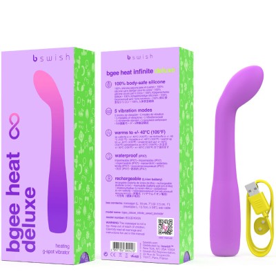 BGEE HEAT INFINITE DELUXE VIBRADOR RECARGABLE SILICONA - D-236023