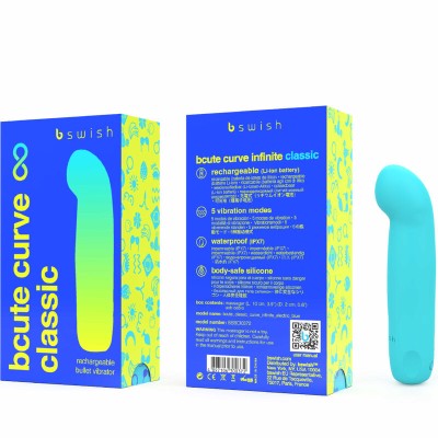 BCUTE CURVE INFINITE CLASSIC VIBRADOR RECARGABLE SILICONA D-236025