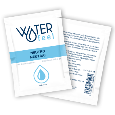 WATERFEEL&trade; - GEL DESLIZANTE NEUTRO À BASE DE ÁGUA 6 ML - D-229951 - Dona Pimenta