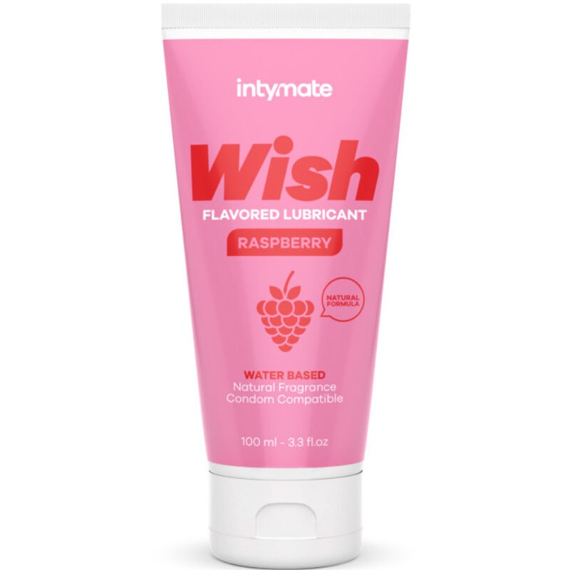 INTIMATELINE INTYMATE - WISH LUBRIFICANTE SABOR FRAMBOESA 100 ML - D-236875 - Dona Pimenta