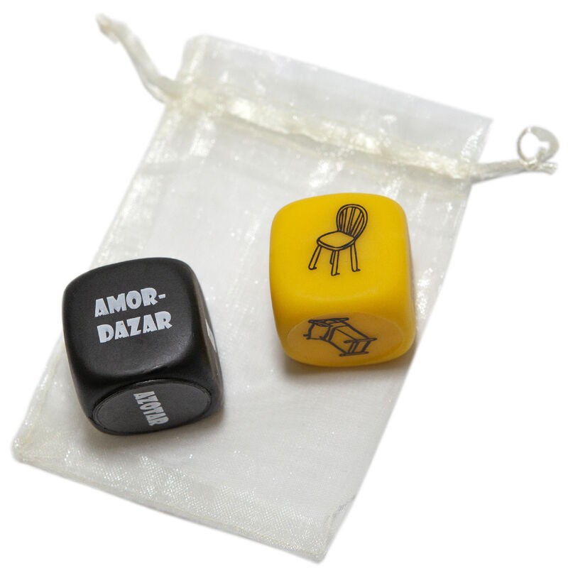 DIABLO PICANTE - SACO DE JOGO COM DADOS DE SADO 3 MM x 3 MM + DADOS DE ITEM - D-236737 - Dona Pimenta