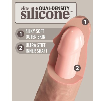 KING COCK ELITE - ARNÊS AJUSTÁVEL PARA INICIANTES COM DILDO 15,2 CM - D-236638 - Dona Pimenta