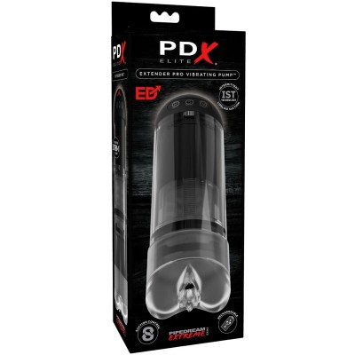 PDX ELITE - STROKER EXTENDER PRO VIBRADOR MASTURBADOR - D-236574 - Dona Pimenta