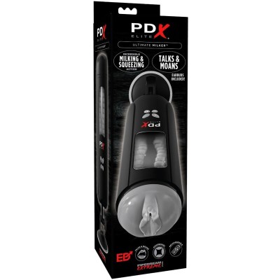 PDX ELITE - STROKER ULTIMATE MILKER VAGINA MASTURBADOR COM VOZ - D-236575 - Dona Pimenta