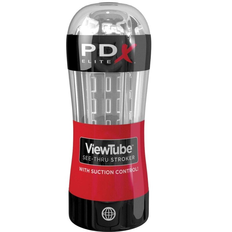 STROKER VIEWTUBE CONTROL MASTURBADOR DE SUCÇÃO D-236580 - Dona Pimenta