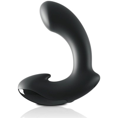 SIR RICHARDS - MASSAGEADOR PRÓSTATA P-POINT DE SILICONE PRETO D-236586