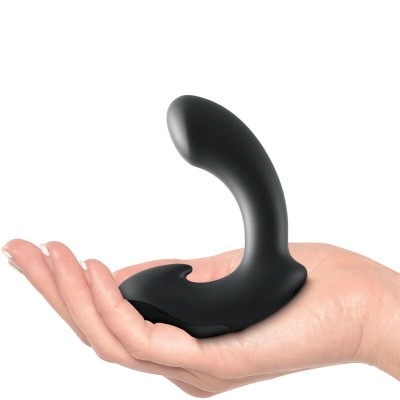 SIR RICHARDS - MASSAGEADOR PRÓSTATA P-POINT DE SILICONE PRETO D-236586