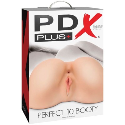 PDX PLUS - MASTURBADOR PERFECT 10 BOOTY DUPLA ENTRADA - D-236603 - Dona Pimenta