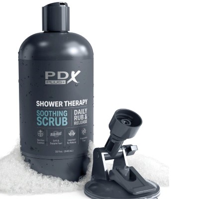 PDX PLUS - MASTURBADOR STROKER DE DESIGN DISCRETO COM FRASCOS DE SHAMPOO ESFOLIANTE CALMANTE - D-236614 - Dona Pimenta