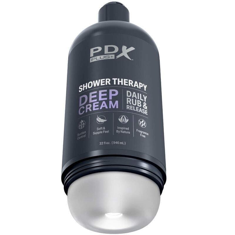 PDX PLUS - MASTURBADOR STROKER DE DESIGN DISCRETO COM FRASCOS DE SHAMPOO DE CREME PROFUNDO - D-236615 - Dona Pimenta