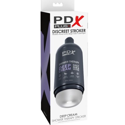 PDX PLUS - MASTURBADOR STROKER DE DESIGN DISCRETO COM FRASCOS DE SHAMPOO DE CREME PROFUNDO - D-236615 - Dona Pimenta