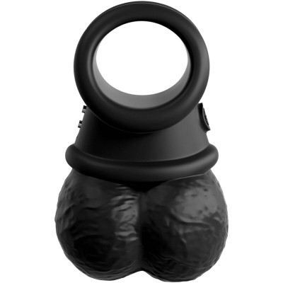 KING COCK ELITE - ANEL VIBRATÓRIO DE TESTÍCULOS DE SILICONE - D-236634 - Dona Pimenta