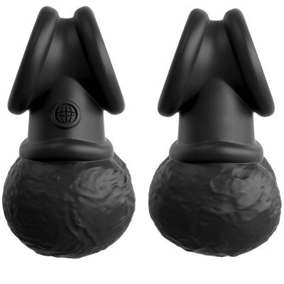 KING COCK ELITE - ANEL COM TESTÍCULOS DE SILICONE - D-236635 - Dona Pimenta