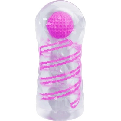 PRETTY LOVE - MASTURBADOR MASCULINO FANTASY ESPIRAL INTERNA Y BOLAS TRANSPARENTE - D-236844 - Dona Pimenta