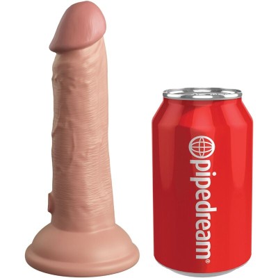 KING COCK ELITE - DILDO DE SILICONE REALISTA 15,2 CM - D-236617 - Dona Pimenta