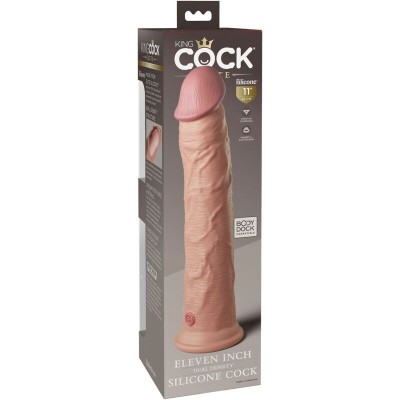 KING COCK ELITE - DILDO SILICONE REALISTA 28 CM - D-236627 - Dona Pimenta