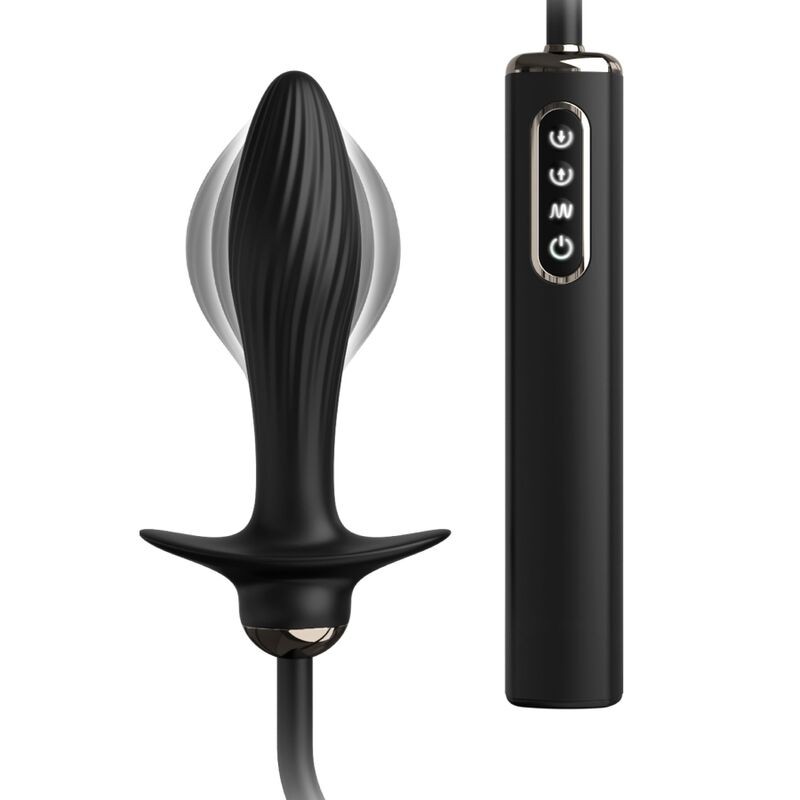 COLEÇÃO ANAL FANTASY ELITE - PLUG INFLÁVEL E VIBRADOR AUTO-THROB - D-236560 - Dona Pimenta