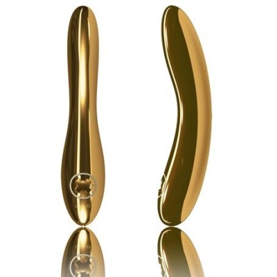 LELO INEZ VIBRADOR OURO OURO 24 QUILATES - D-223322 - Dona Pimenta