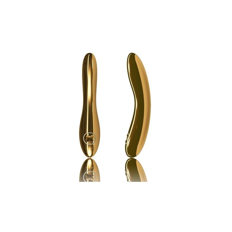 LELO INEZ VIBRADOR OURO OURO 24 QUILATES - D-223322 - Dona Pimenta