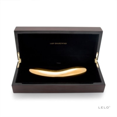 LELO INEZ VIBRADOR OURO OURO 24 QUILATES - D-223322 - Dona Pimenta