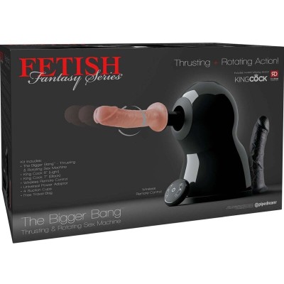 SÉRIE FETISH FANTASY - MÁQUINA DE SEXO MAIOR ROTAÇÃO E EMPURRO - D-236559 - Dona Pimenta