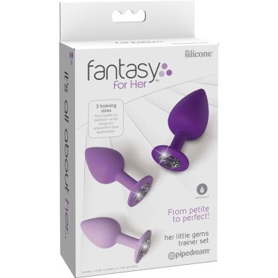 FANTASY FOR HER  CONJUNTO DE PLUG ANAL VIOLETA D-236566 - Dona Pimenta