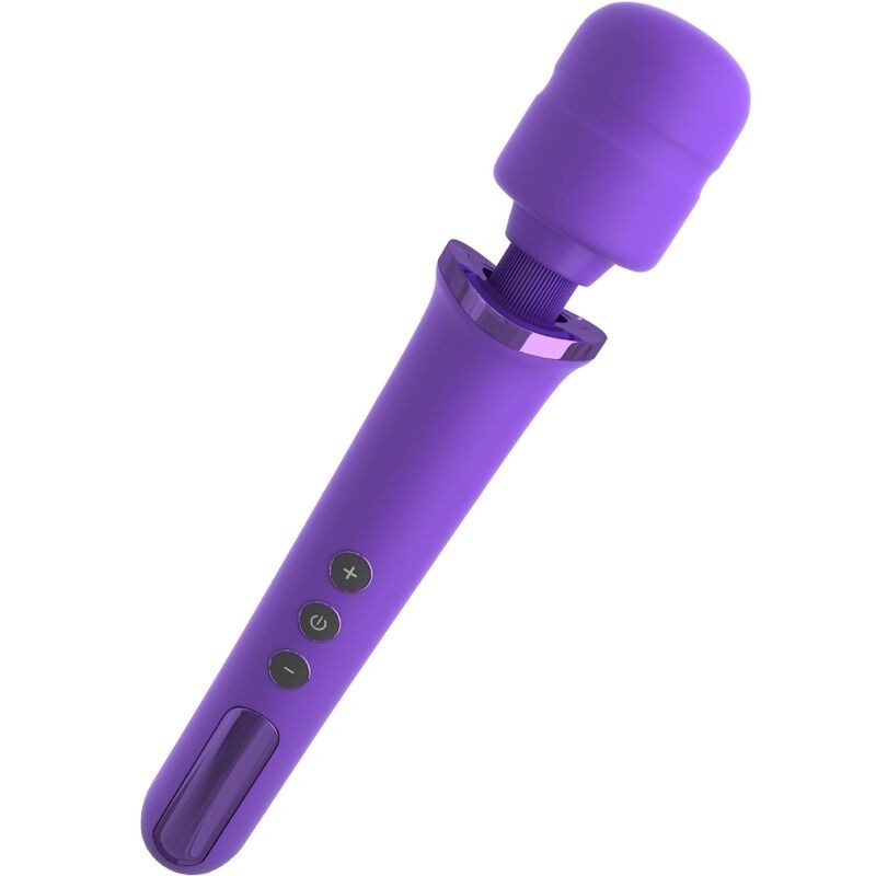 MASSAGADOR DE VARINHA RECARREGÁVEL E VIBRADOR 50 NÍVEIS - D-236567