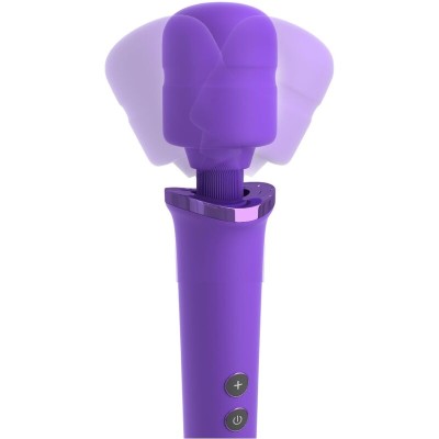 MASSAGADOR DE VARINHA RECARREGÁVEL E VIBRADOR 50 NÍVEIS - D-236567