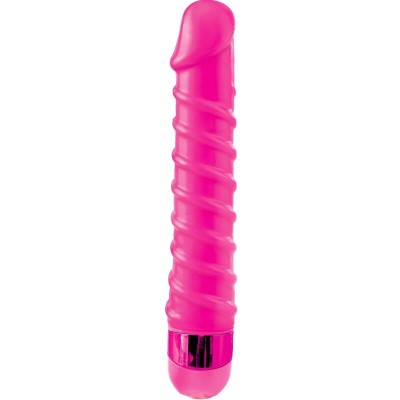 CLASSIX - MASSAGER VIBRANTE CANDY TWIRL 16,5 CM ROSA - D-236587 - Dona Pimenta