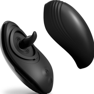 ESTIMULADOR ANAL RIM JOY VIBRADOR E SILICONE PRETO - D-236661