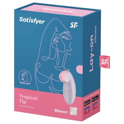 SATISFYER TROPICAL TIP LAY-ON VIBRADOR - D-232732 - Dona Pimenta