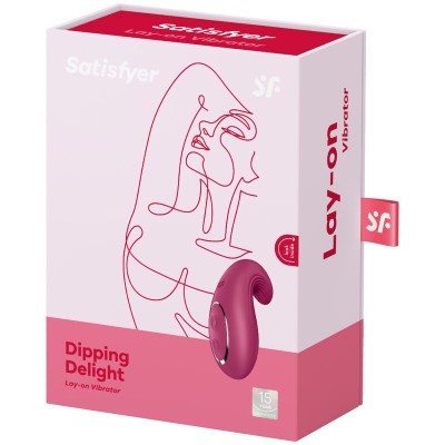 VIBRADOR DE LAY-ON SATISFYER DIPPING DELIGHT - D-232428 - Dona Pimenta