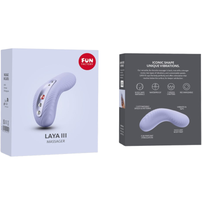 FUN FACTORY - LAYA III VIBRADOR LAY-ON CLITORIS RECARREGÁVEL