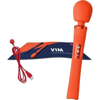 FUN FACTORY - VIM SILICONE RECARREGÁVEL VIBRATÓRIA PESADA RUMBLE WAND