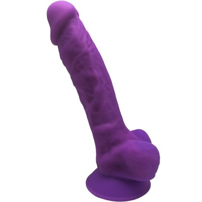 SILEXD - MODELO 1 PÊNIS REALÍSTICO PREMIUM SILEXPAN SILICONE VIOLETA 17,5 CM - D-237239 - Dona Pimenta