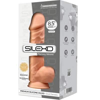 SILEXD - MODELO 1 PÊNIS REALÍSTICO PREMIUM SILEXPAN SILICONE 21,5 CM - D-237247 - Dona Pimenta