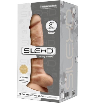 SILEXD - MODELO 1 PÊNIS REALÍSTICO PREMIUM SILEXPAN SILICONE 20 CM - D-237268 - Dona Pimenta