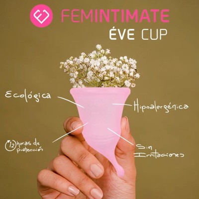 FEMINTIMATE - EVE NOVO COPO MENSTRUAL DE SILICONE TAMANHO M - D-237090 - Dona Pimenta