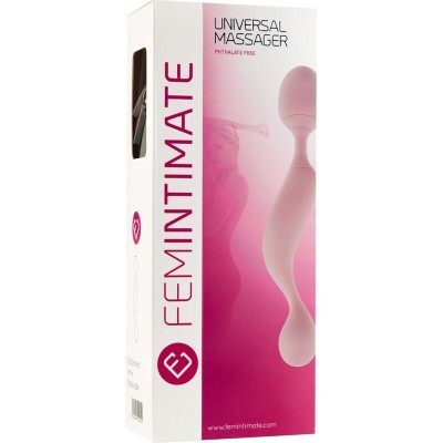 FEMINTIMATE - MASSAGADOR UNIVERSAL VIBRADOR DE SILICONE ROSA D-237094