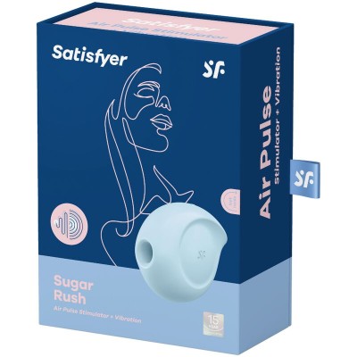 ESTIMULADOR E VIBRADOR SATISFYER SUGAR RUSH - D-231782 - Dona Pimenta