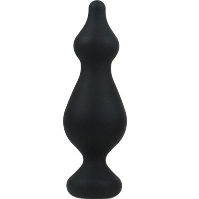 ADRIEN LASTIC - AMUSE PLUG ANAL SILICONE PRETO TAMANHO L - D-237071 - Dona Pimenta