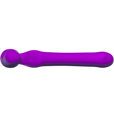 ADRIEN LASTIC - QUEENS STRAP-ON FLEXÍVEL VIOLETA TAMANHO M - D-237043 - Dona Pimenta