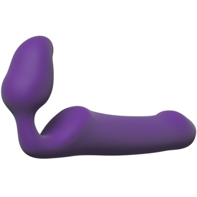 ADRIEN LASTIC - QUEENS STRAP-ON FLEXÍVEL VIOLETA TAMANHO L - D-237044 - Dona Pimenta