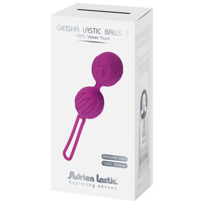 ADRIEN LASTIC - BOLAS DE SILICONE GEISHA LASTIC TAMANHO S VIOLETA - D-237074 - Dona Pimenta