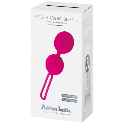 ADRIEN LASTIC - BOLAS DE SILICONE GEISHA LASTIC TAMANHO S FÚCSIA - D-237075 - Dona Pimenta