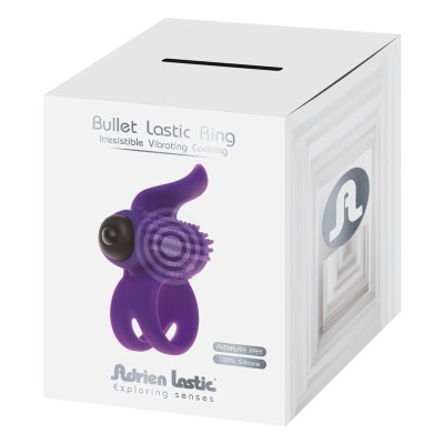 ADRIEN LASTIC - ANEL VIBRADOR VIOLETA BULLET LASTIC VIOLETA - D-237067 - Dona Pimenta