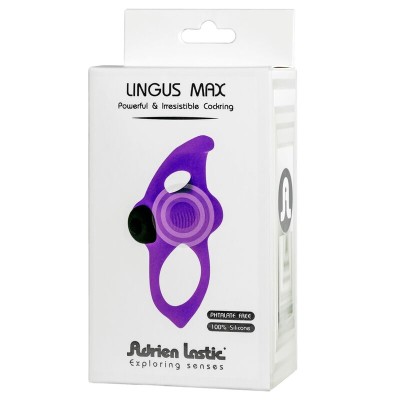 ADRIEN LASTIC - ANEL VIBRADOR LINGUS MAX VIOLETA - D-237069 - Dona Pimenta