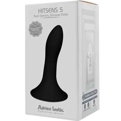 ADRIEN LASTIC - HITSENS 5 VIBRADOR DE SILICONE PRETO - D-237052 - Dona Pimenta