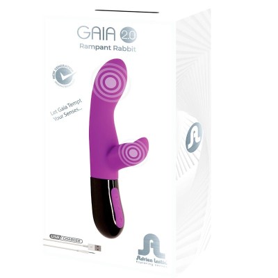 ADRIEN LASTIC - GAIA 2.0 COELHO VIBRADOR VIOLETA - D-237030 - Dona Pimenta